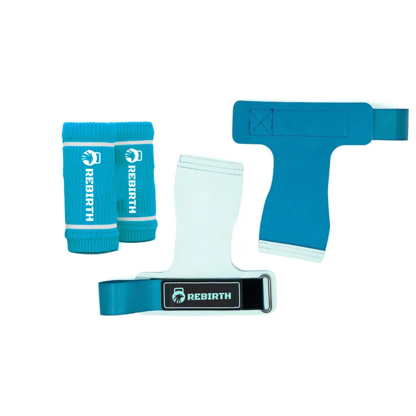 Hand Grips for Cross Training Gymnastics weightlifting for Men and Women - Gloves and Wristbands included. Size XL