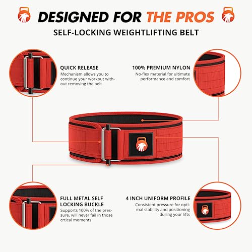 Rebirth Premium Cross-fit Weightlifting Belt - Ultimate Support for Serious Functional Fitness, Weight Lifting, and Olympic Lifting Athletes - Deadlift Training Belt for Men and Women