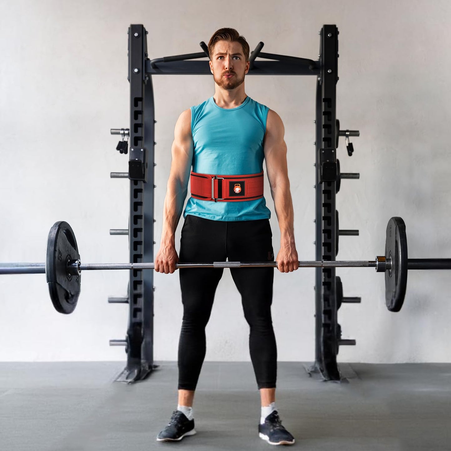Rebirth Premium Cross-fit Weightlifting Belt - Ultimate Support for Serious Functional Fitness, Weight Lifting, and Olympic Lifting Athletes - Deadlift Training Belt for Men and Women