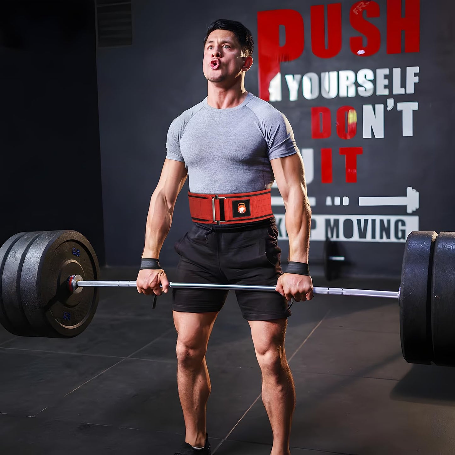 Rebirth Premium Cross-fit Weightlifting Belt - Ultimate Support for Serious Functional Fitness, Weight Lifting, and Olympic Lifting Athletes - Deadlift Training Belt for Men and Women