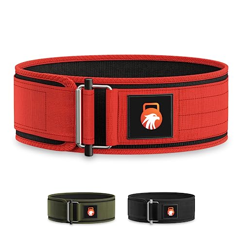 Rebirth Premium Cross-fit Weightlifting Belt - Ultimate Support for Serious Functional Fitness, Weight Lifting, and Olympic Lifting Athletes - Deadlift Training Belt for Men and Women