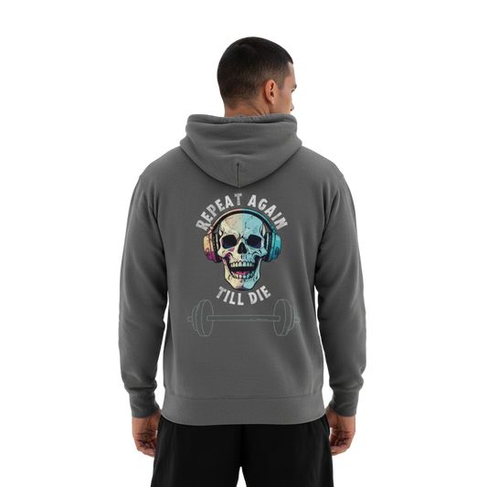 Skull - Repeat again till die Hoodie